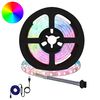 vidaXL LED juosta 12 vnt. Juoda ir permatoma Varis ir plastikas