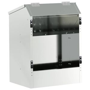 vidaXL Triu&scaron;ių &scaron;ėrimo priemonė Sidabro 64.5 x 25.5 x 45.5 cm