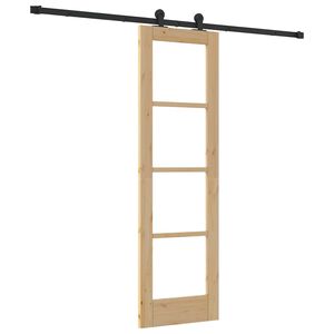 vidaXL Slankios durys ORKDAL Natūrali 61 x 198,5 cm