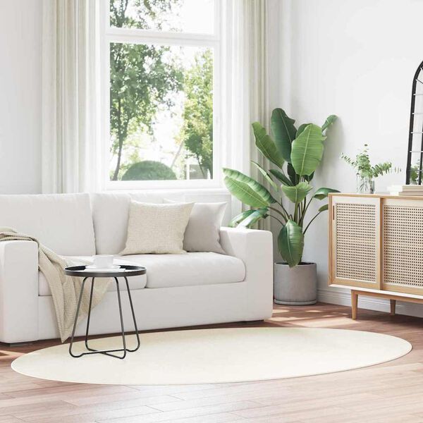 vidaXL Zoninės kiliminės dangos HUARTE Kreminė 160 x 230 cm