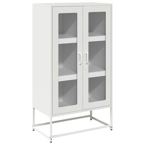 vidaXL Highboard White 68x39x123 cm Plienas