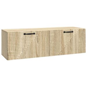 vidaXL Sieninė TV spintelė Sonoma ąžuolas 98 x 31 x 30 cm