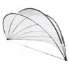 vidaXL Baseino kupolas 592 x 590 x 275 cm PVC Skaidrus