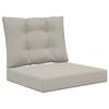 vidaXL Lauko sofa pagalvėlė Poliesteris Pilka 60 x 50,5 cm