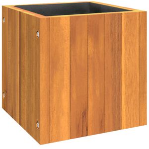 vidaXL Sodo lovelis, 25x25x25cm, akacijos medienos masyvas