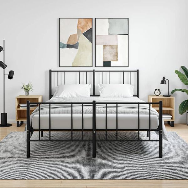 vidaXL Naktinės spintelės, 2vnt., ąžuolo, 40x30x50cm, apdirbta mediena