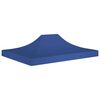 vidaXL Proginės palapinės stogas, mėlynos spalvos, 4,5x3m, 270 g/m&sup2;