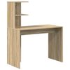 vidaXL Stalas Sonoma ąžuolas 102 x 50 x 124 cm Apdirbta mediena