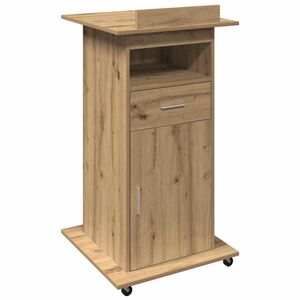 vidaXL Podiumas Amatininkų ąžuolas Apdirbta mediena 55 x 55 x 107 cm