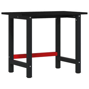 vidaXL Darbastalis, tamsiai rudas, 100x60x81,5cm, ąžuolo masyvas