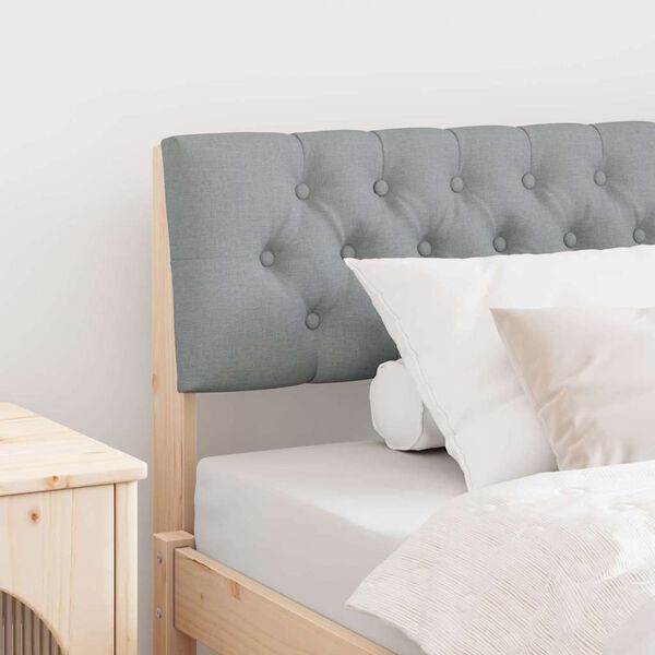 vidaXL Apmu&scaron;ta lovos galvūgalis &Scaron;viesiai pilka 100 cm