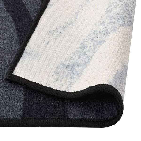 vidaXL Kilimas-takelis, juodos spalvos, 80x400cm