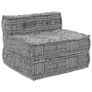 vidaXL Modulinė sofa Audinys &Scaron;viesiai pilka 70 x 70 x 56 cm