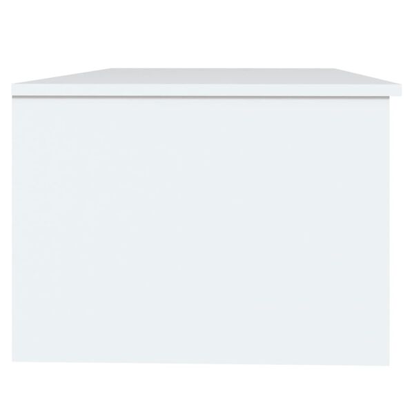 vidaXL Kavos staliukas, baltos spalvos, 102x50x36cm, apdirbta mediena