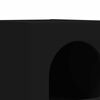 vidaXL Naktinis staliukas Juoda 29,5 x 33,5 x 50 cm Apdirbta mediena