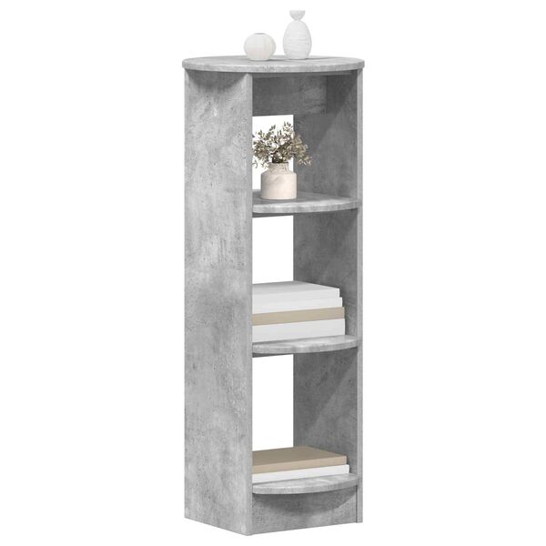 vidaXL &Scaron;oninė spintelė Betono Pilka 40 x 40 x 100 cm Dirbtinė mediena