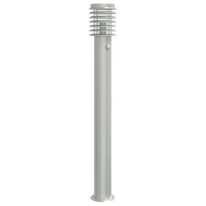 vidaXL Lauko &scaron;viestuvas su jutikliu, sidabrinė, 110cm, plienas