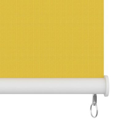 vidaXL Lauko roletas, 140x230cm, geltonos spalvos