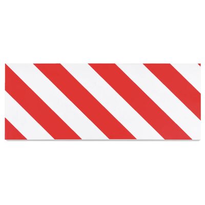 vidaXL Sienų apsaugos, 6vnt., raudonos ir baltos, 50x20x2cm, EVA putos