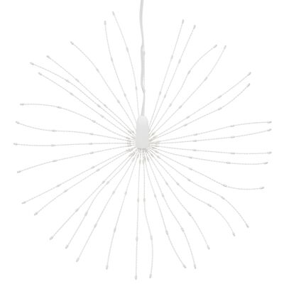 vidaXL Kalėdinis šviestuvas fejerverkas, 140 šaltų baltų LED, 17cm
