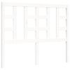 vidaXL Lovos rėmas be čiužinio, baltas, 120x200cm, pu&scaron;ies masyvas