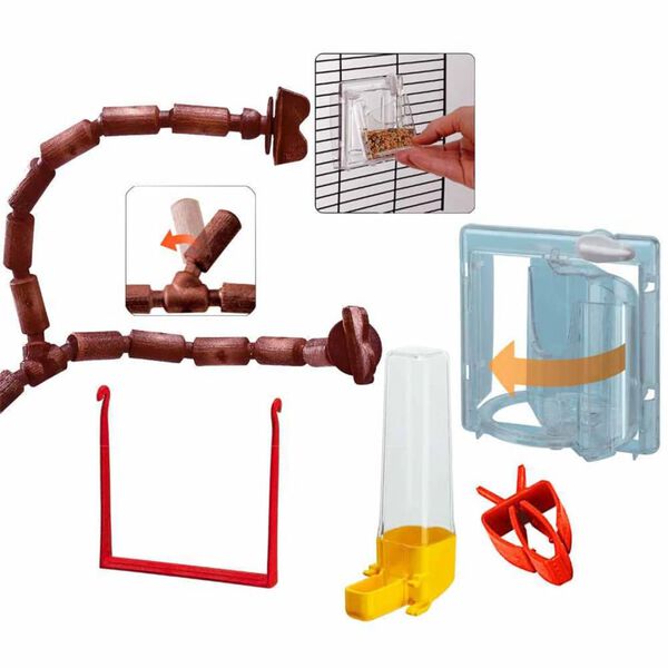 Ferplast Pauk&scaron;čių narvas "Giulietta 6", 81x41x64 cm, 52067217