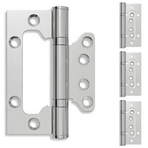 vidaXL Vyrius 4 vnt. 100 x 75 x 13 mm Sidabrinė Plienas