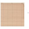 vidaXL Venecijos žaliuzės Ąžuolo i&scaron;vaizda 130 x 130 cm 35 mm