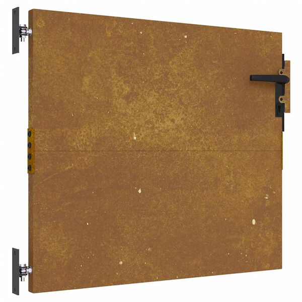 vidaXL Sodo vartai, 85x75 cm, Corten plienas