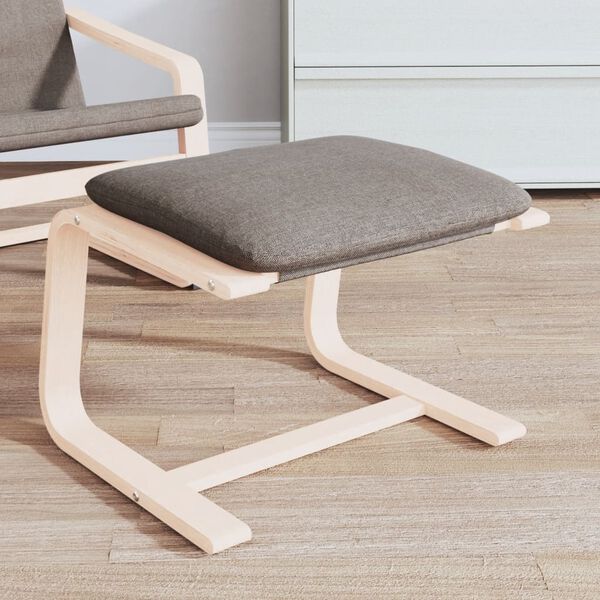 vidaXL Pakoja, taupe spalvos, 51x41x40cm, audinys