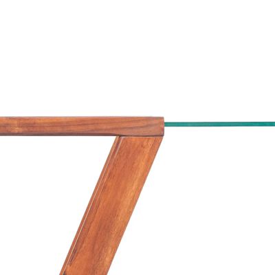 vidaXL Kavos staliukas, masyvi akacijos mediena, 100x50x40 cm