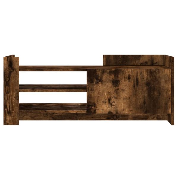 vidaXL Televizoriaus spintelė, dūminio ąžuolo, 100x35x40cm, mediena