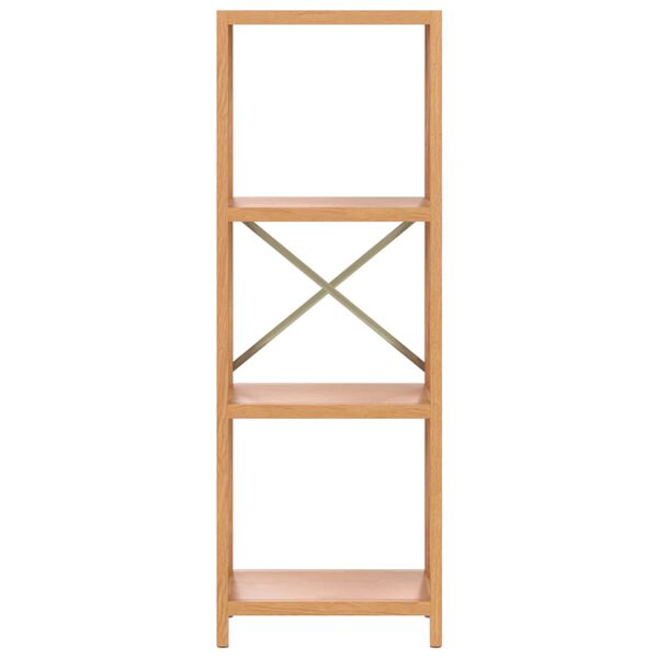 vidaXL Lentyna, 4 auk&scaron;tų, 40x30x112cm, ąžuolo medienos masyvas