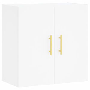 vidaXL Sieninė spintelė, baltos spalvos, 60x31x60cm, apdirbta mediena