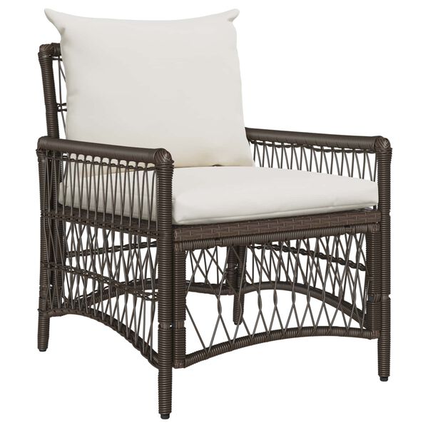 vidaXL Sodo Kėdė Ruda 60 x 70 x 78cm poliratanas