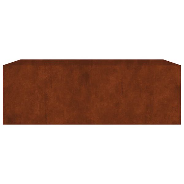 vidaXL Auk&scaron;tas sodo lovelis, 120x80x40cm, Corten plienas