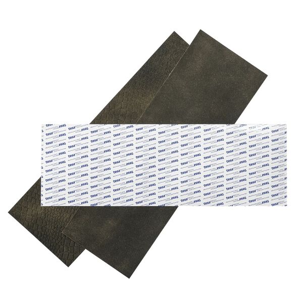 WallArt Odinės plytelės Hennessy, 16vnt., dviejų atspalvių juodos