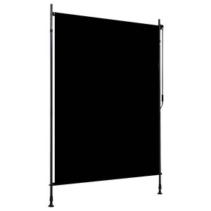 vidaXL Lauko roletas, antracito spalvos, 150x270cm