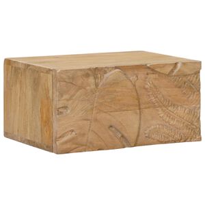 vidaXL Rankų darbo naktinė spintelė Teak medžio rudas 40 x 30 x 20 cm