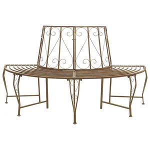 vidaXL Medžio suolelis 4-Vietų skaičius 160 x 80 x 89 cm Plienas