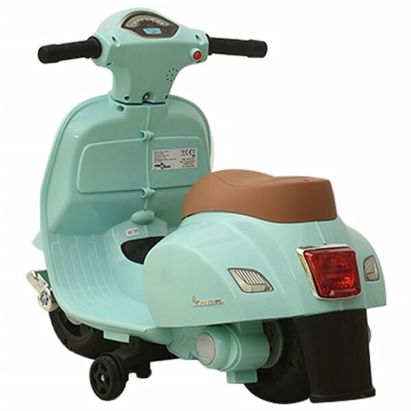 vidaXL Elektrinis žaislinis motoroleris Vespa GTS300, žalios spalvos