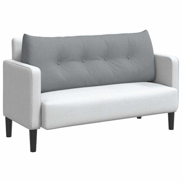 vidaXL Apsaugos Pagalvė &Scaron;viesiai pilka 120 x 24 x 50 cm audinys