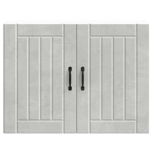 vidaXL virtuvės sieninė spintelė "Lucca" Betoninė pilka