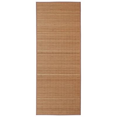 vidaXL Bambukinis kilimas, 160x230 cm, rudas