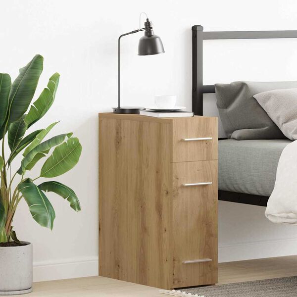 vidaXL Vaistininko spintelė artisano ąžuolo 20 x 45.5 x 60 cm