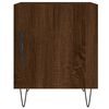 vidaXL Naktinės spintelės, 2vnt., rudos ąžuolo, 40x40x50cm, mediena
