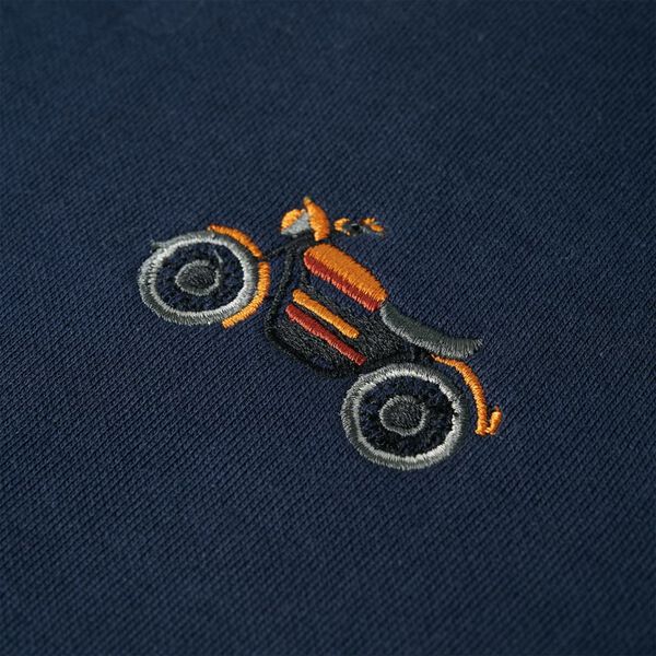 Vaiki&scaron;kas sportinis megztinis, tamsiai mėlynos mi&scaron;inys, 128 dydžio