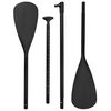 vidaXL 2 in 1 baidarė ir SUP irklas 203 x 19,5 cm Juoda