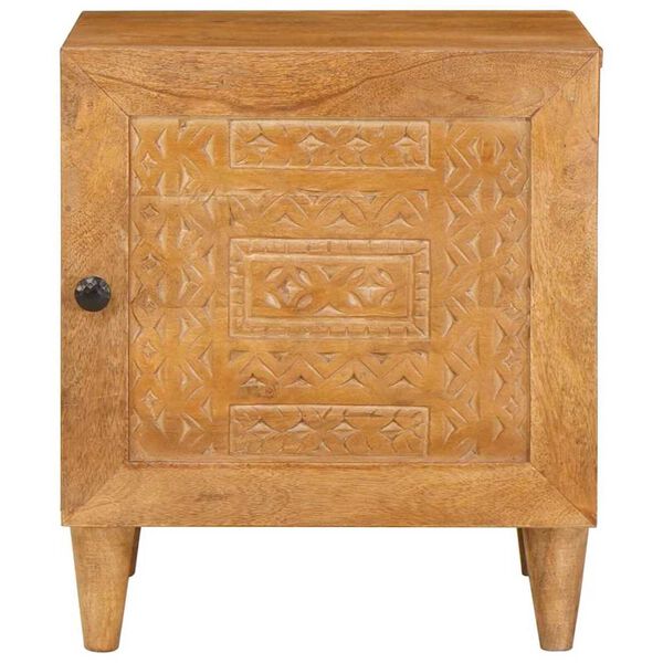 vidaXL Šalia lovos spintelė Šviesiai rudas 40 x 33 x 46 cm