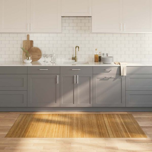 vidaXL Kilimas, natūralios spalvos, 100x200cm, bambukas, stačiakampis